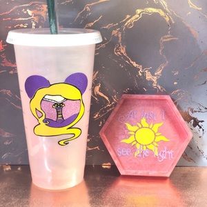 Tangeled Cup and Coaster